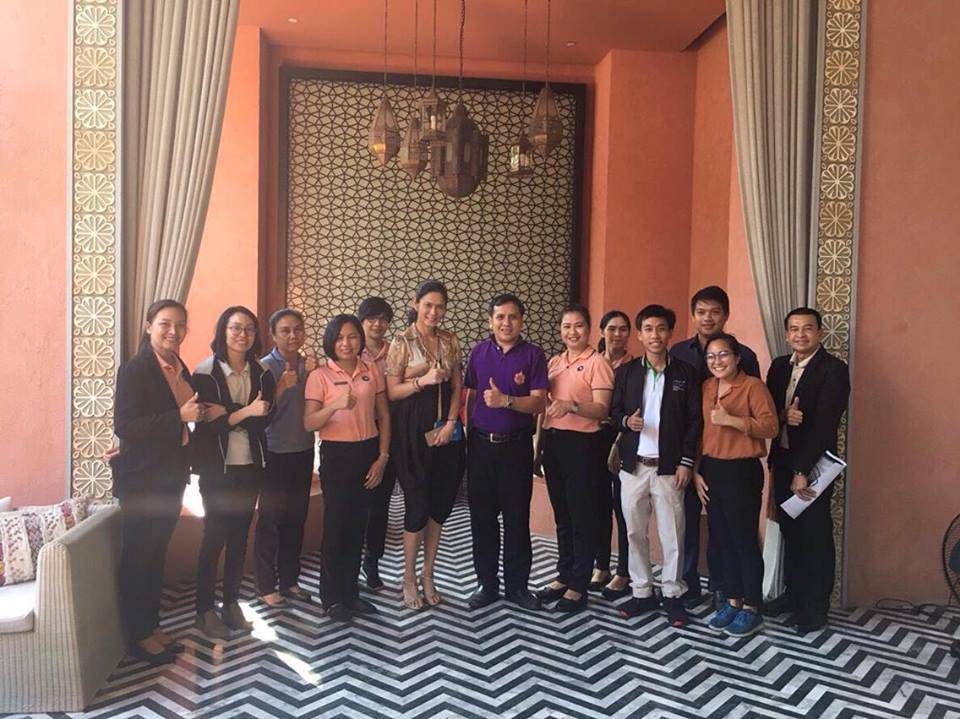 วันศุกร์ที่ 23 พฤศจิกายน 2561 คณะทำงาน Happy Workplace กท.กสอ. ได้ First Visit โรงแรมมาราเกรซ
