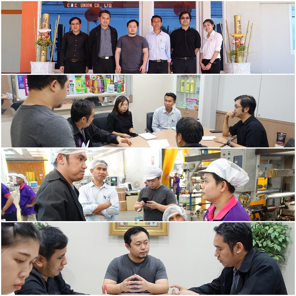 วันพุธที่ 5 มิถุนายน 2562 นายอาทิตย์ พัฒนพงศ์ชัย ผกพ.และเจ้าหน้าที่ กท.กสอ. เข้าติดตามการดำเนินงานของที่ปรึกษา กิจกรรมส่งเสริมการเพิ่มผลิตภาพของ SMEs ด้วยระบบ Visualize