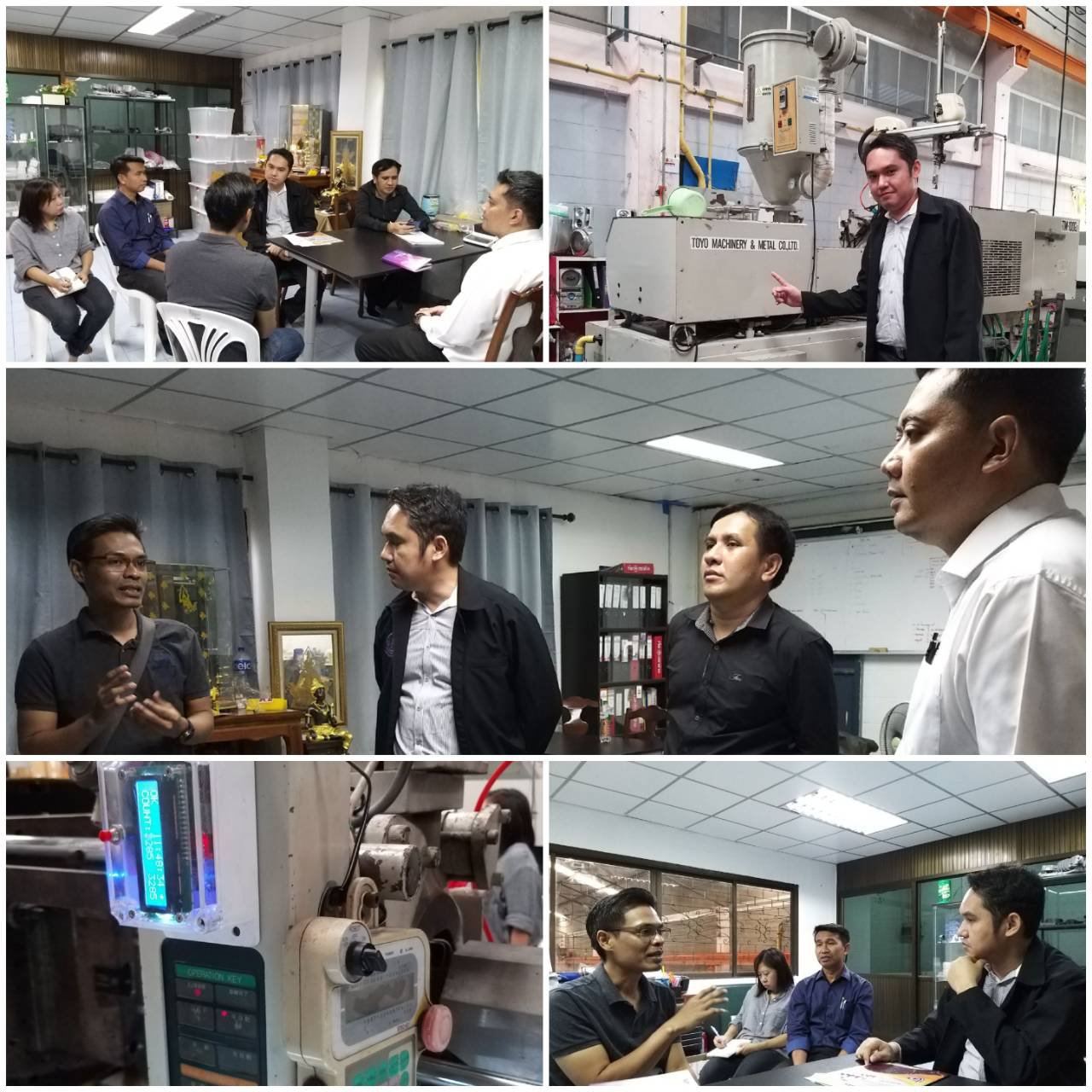 วันศุกร์ที่ 7 มิถุนายน 2562 นายอาทิตย์ พัฒนพงศ์ชัย ผกพ.กท.เข้าติดตามความคืบหน้าการดำเนินงานของที่ปรึกษา กิจกรรมส่งเสริมการเพิ่มผลิตภาพของ SMEs 