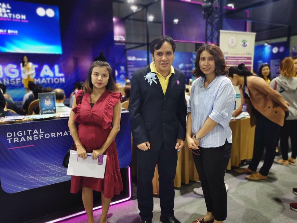 วันศุกร์ที่ 19 กรกฎาคม 2562 สถานประกอบการ Happy Workplace ร่วมฝึกอบรม การยกระดับผู้ประกอบการด้วย Digital Training Zone Training Dig Transformation 