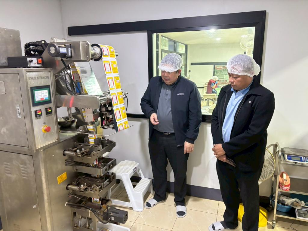 กองพัฒนาดิจิทัลอุตสาหกรรม กำกับติดตามสถานประกอบการที่เข้าร่วมกิจกรรมพัฒนาเทคโนโลยีการผลิตชั้นสูงที่เหมาะสมสำหรับอุตสาหกรรมเกษตรแปรรูป