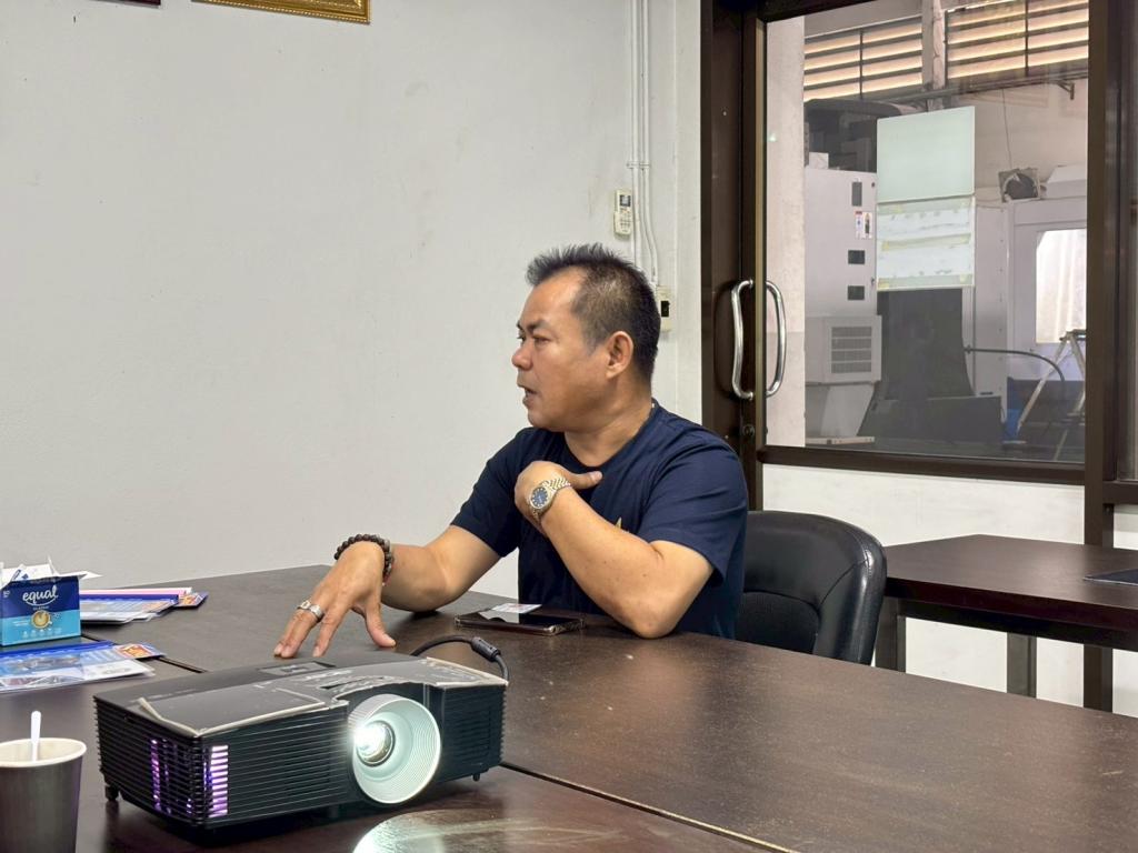 กองพัฒนาดิจิทัลอุตสาหกรรม กำกับติดตามสถานประกอบการที่เข้าร่วมกิจกรรมพัฒนาเทคโนโลยีการผลิตชั้นสูงที่เหมาะสมสำหรับอุตสาหกรรมเกษตรแปรรูป