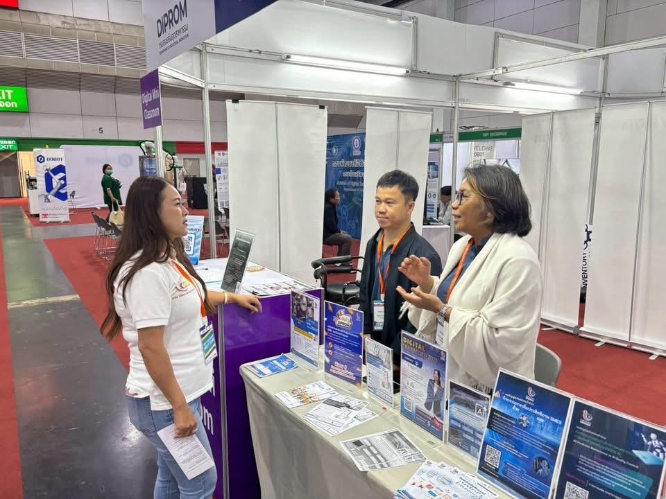 กองพัฒนาดิจิทัลอุตสาหกรรมร่วมจัดบูธนิทรรศการงาน Thailand Industrial Fair & Food Pack Asia 2026