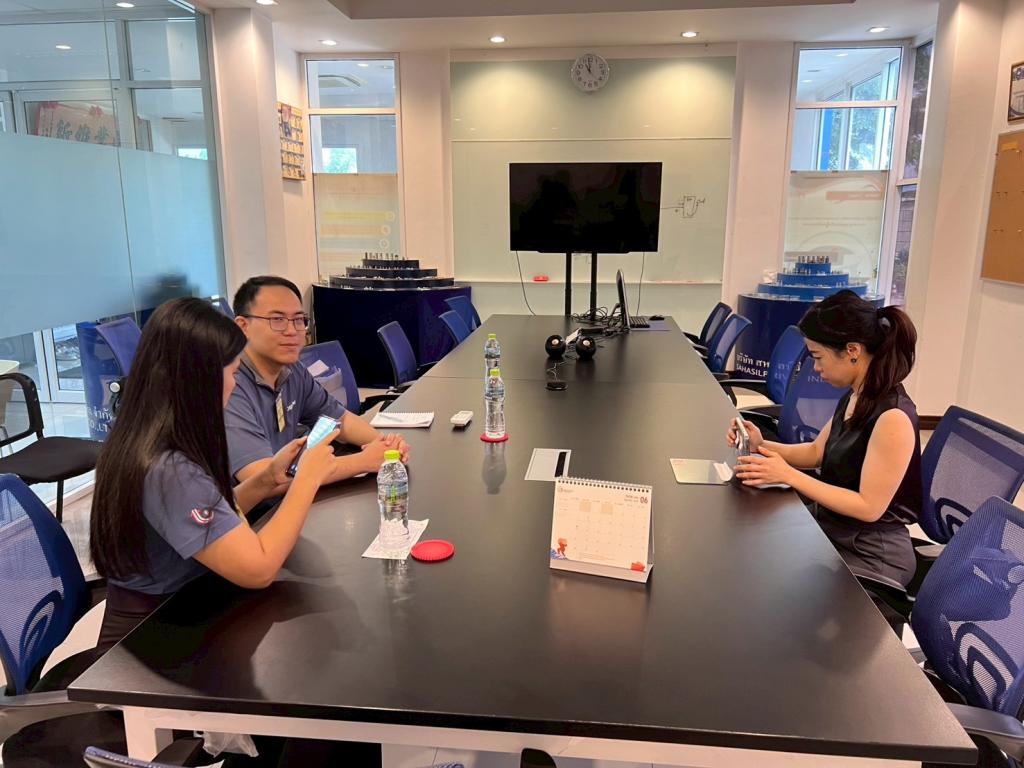 กองพัฒนาดิจิทัลอุตสาหกรรม กำกับติดตามผลการดำเนินงานของสถานประกอบการที่เข้าร่วมกิจกรรม ณ บริษัท สหศิลป์รีเวท อินดัสเทรียล จำกัด