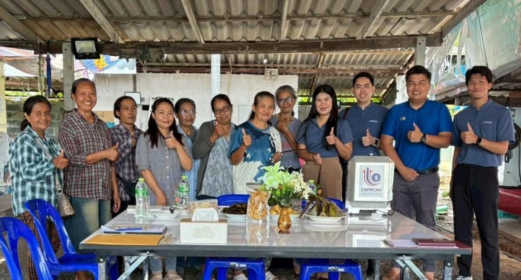 ลงพื้นที่กำกับติดตามสถานประกอบการที่เข้าร่วมกิจกรรม ณ วิสาหกิจชุมชนร่วมใจเกษตรยั่งยืน