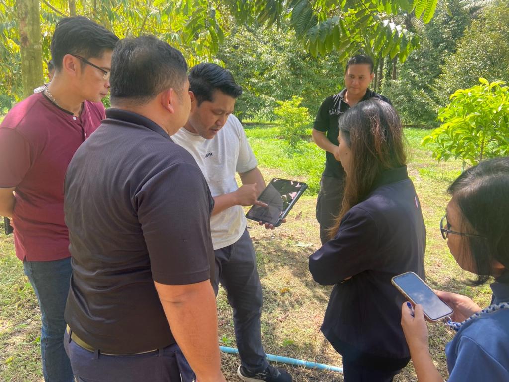 ลงพื้นที่กำกับติดตามสถานประกอบการที่เข้าร่วมกิจกรรม ณ บ้านสวนมงคล