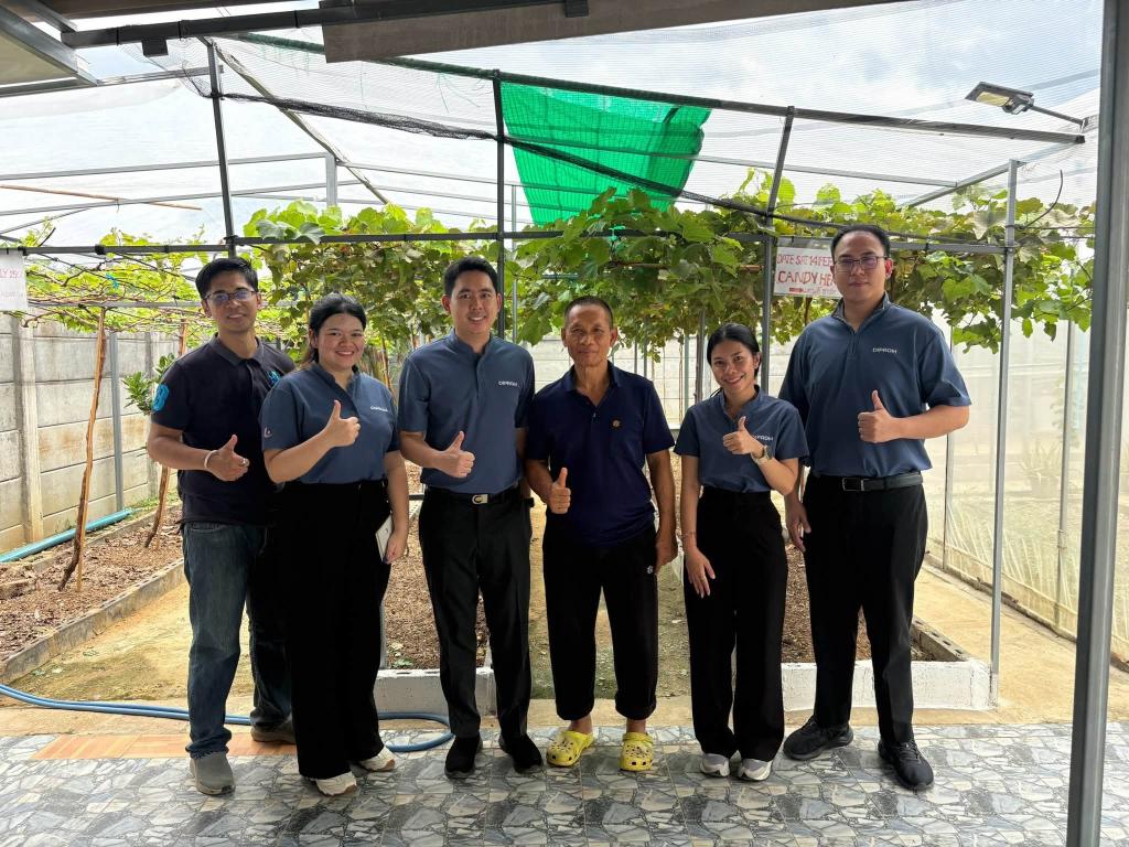 กำกับติดตาม "สวนองุ่น 4P" ที่เข้าร่วมกิจกรรมการประยุกต์ใช้เทคโนโลยีดิจิทัล (เกษตรอัจฉริยะ : Smart Farm) สำหรับอุตสาหกรรมเกษตรแปรรูป