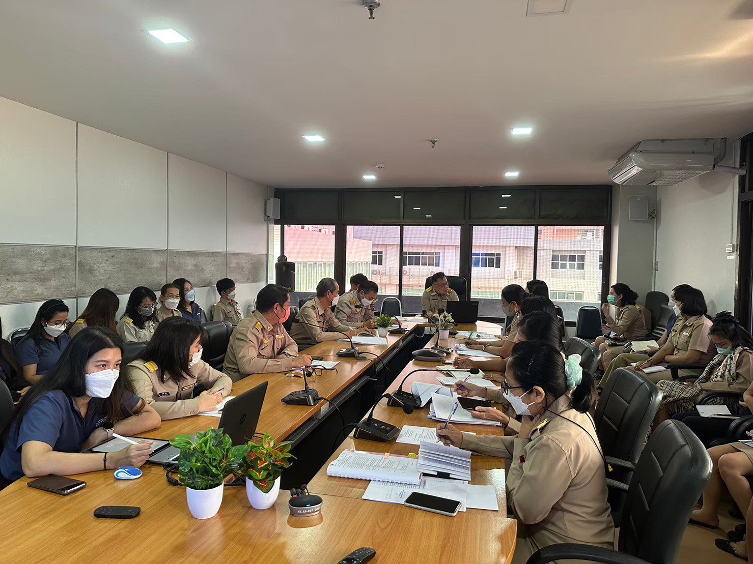 การประชุม ติดตามประเมินผลการดำเนินงาน แผนส่งเสริมคุณธรรม จริยธรรม ประจำปีงบประมาณ พ.ศ. 2566 ของกองพัฒนาดิจิทัลอุตสาหกรรม กรมส่งเสริมอุตสาหกรรม 