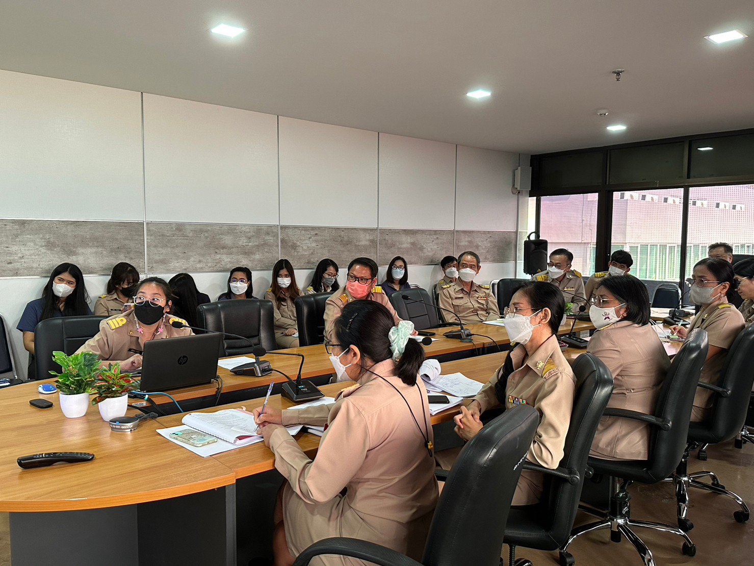 การประชุม ติดตามประเมินผลการดำเนินงาน แผนส่งเสริมคุณธรรม จริยธรรม ประจำปีงบประมาณ พ.ศ. 2566 ของกองพัฒนาดิจิทัลอุตสาหกรรม กรมส่งเสริมอุตสาหกรรม 