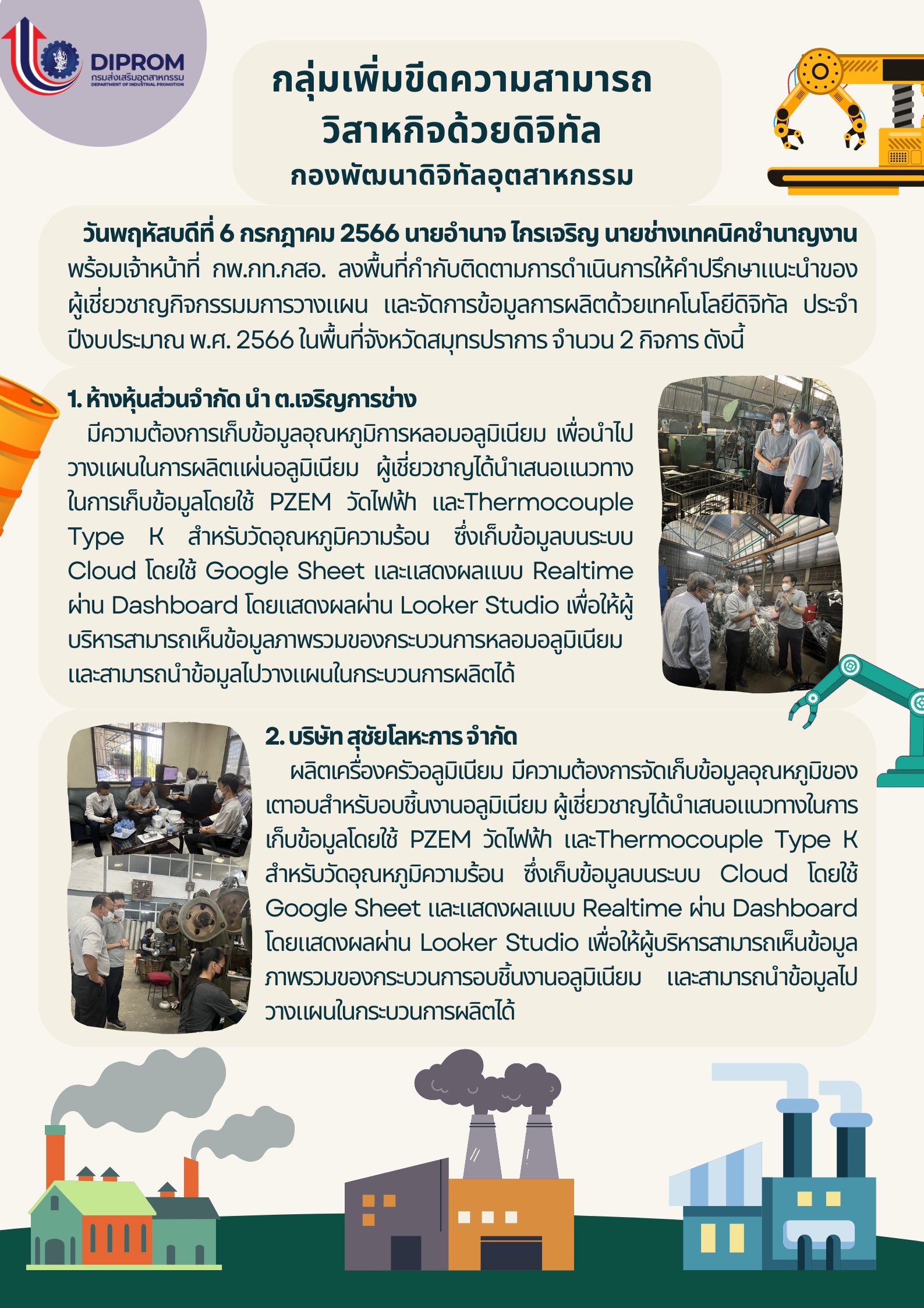 กพ.กท. ลงพื้นที่กำกับติดตามฯ กิจกรรม 'วางแผนงานฯ' ในพื้นที่สมุทรปราการ 